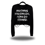 STONED ROAD RASH CROP LONG SLEEVE TEE