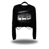 PSYCHOVILLE ROAD RASH CROP LONG SLEEVE TEE