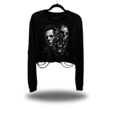 MASK OFF 2 ROAD RASH CROP LONG SLEEVE TEE