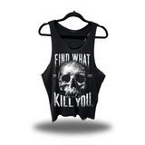LET IT SCOOP NECK STRINGER TANK TOP