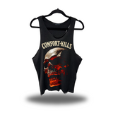 KILLS SKULL SCOOP NECK STRINGER TANK TOP