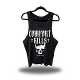 COMFORT CROSSES SCOOP NECK STRINGER TANK TOP