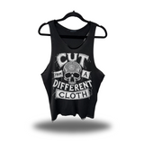 DIFFERENT CLOTH SCOOP NECK STRINGER TANK TOP