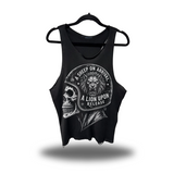 LION RELEASE SCOOP NECK STRINGER TANK TOP