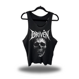 DRIVEN SKULL SCOOP NECK STRINGER TANK TOP