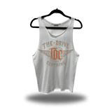 TDC WINGS WHITE SCOOP NECK STRINGER