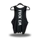 F*CK EM SCOOP NECK STRINGER TANK TOP
