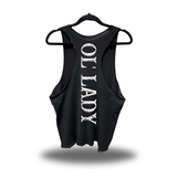 OL LADY SCOOP NECK STRINGER TANK TOP