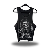 DRESSED CHILL SCOOP NECK STRINGER TANK TOP