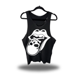 BAD TASTE SCOOP NECK STRINGER TANK TOP