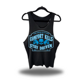 STAY DRIVEN SCOOP NECK STRINGER TANK TOP