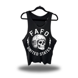 FAFO HELMET SCOOP NECK STRINGER TANK TOP