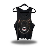 FRENCHIE GRILLZ SCOOP NECK STRINGER TANK TOP