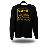 WARNING LONG SLEEVE TEE