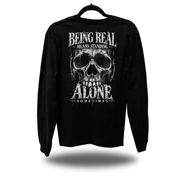 BEING REAL LONG SLEEVE TEE