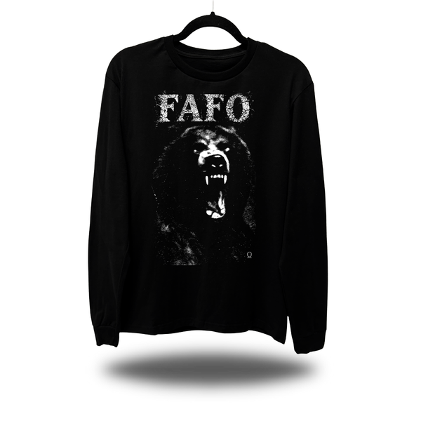 FAFO BEAR LONG SLEEVE TEE