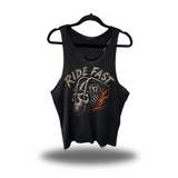 RIDE FAST SCOOP NECK STRINGER TANK TOP
