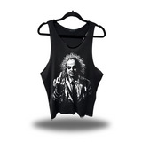 ONE LAST FU SCOOP NECK STRINGER TANK TOP