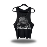 WEIGHTS & MUSIC SCOOP NECK STRINGER TANK TOP
