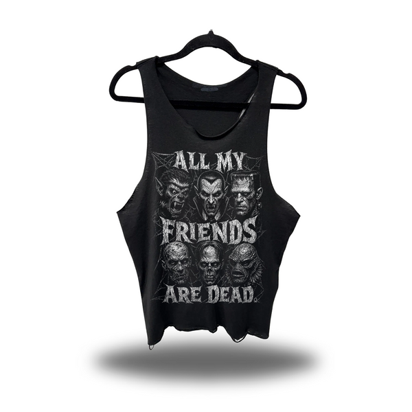 FRIENDS SCOOP NECK STRINGER TANK TOP