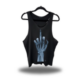 FU X RAY SCOOP NECK STRINGER TANK TOP