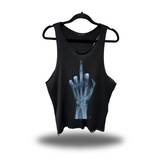 FU X RAY SCOOP NECK STRINGER TANK TOP
