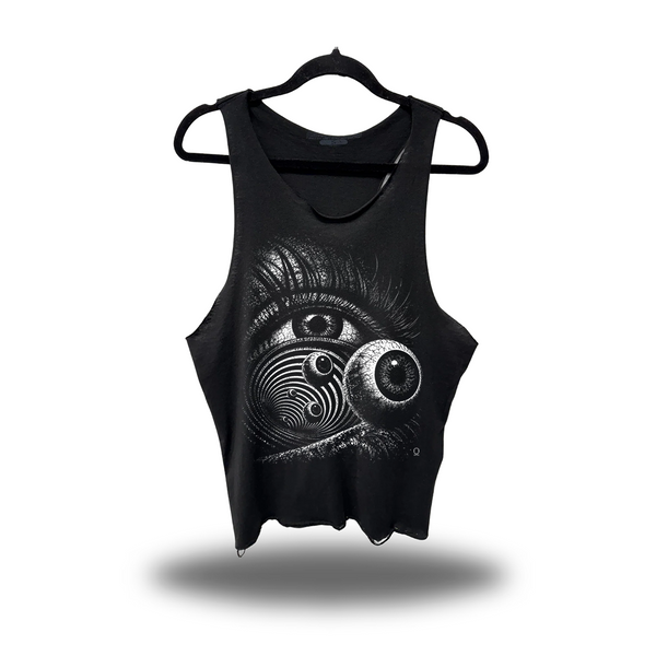 EYE WARP SCOOP NECK STRINGER TANK TOP
