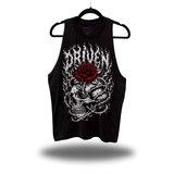 THORN SKULL STRINGER TANK TOP