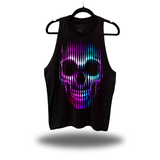 NEON SKULL STRINGER TANK TOP