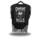 COMFORT DESTROYER WESTERN FRINGE BLACK TEE