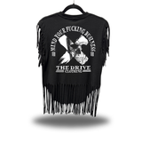 MIND BUSINESS WESTERN FRINGE BLACK TEE