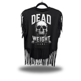 DEAD WEIGHT WESTERN FRINGE BLACK TEE