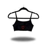 WILD AS HELL BLACK BRALETTE