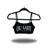 TILL DEATH BLACK BRALETTE