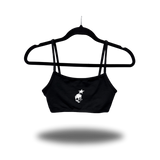 STAR SKULL BLACK BRALETTE
