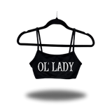 OL' LADY BLACK BRALETTE
