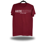 ABCDEF*CKYOU MAROON CLASSIC TEE
