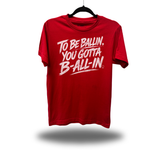 BALLIN RED CLASSIC TEE
