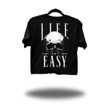 LIFE ISN'T EASY CROP TOP