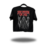 DRIVEN OR DIE CROP TOP