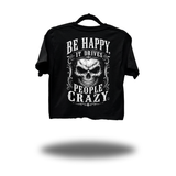 BE HAPPY CROP TOP