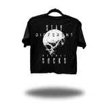 STAY DIFFERENT CROP TOP