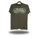WREATH MILITARY GREEN CLASSIC TEE