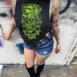 DRIVEN FRANK ROAD RASH CROP TANK TOP