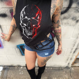 OUT FOR BLOOD ROAD RASH CROP TANK TOP