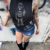 FAVORITE BAND ROAD RASH CROP TANK TOP