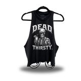 THIRSTY ROAD RASH CROP TANK TOP
