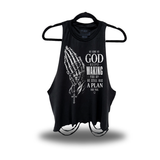 WAKING ROAD RASH CROP TANK TOP