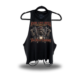 HELL RIDE ROAD RASH CROP TANK TOP