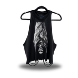 DRACULA BAT ROAD RASH CROP TANK TOP